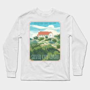 Idaho Ghost Town Silver City Long Sleeve T-Shirt